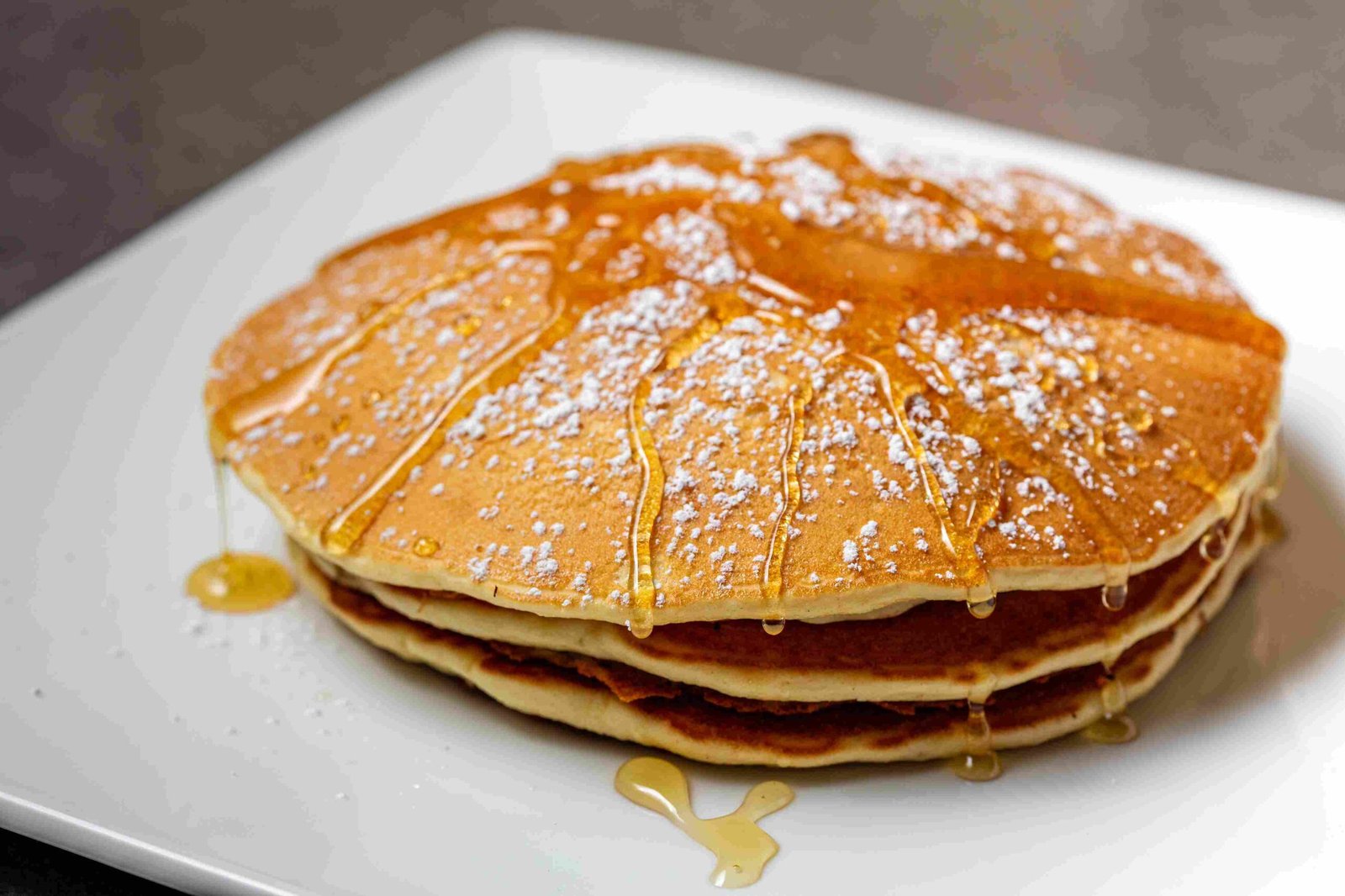 Stack of buttermilk pancakes at City Cafe Diner